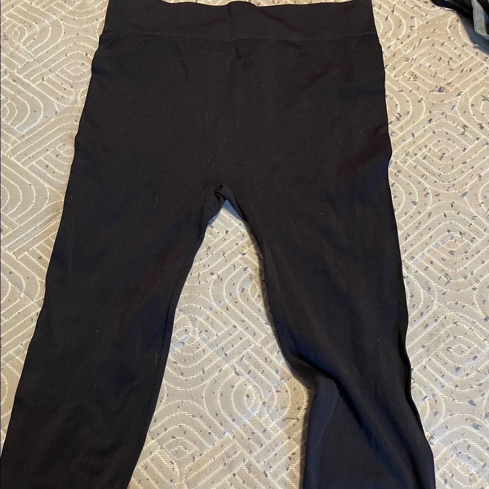 George Black Leggings Size: Medium